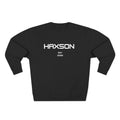 HAXSON Black Logo Crewneck Sweatshirt – Est. 2026 | Drop 01