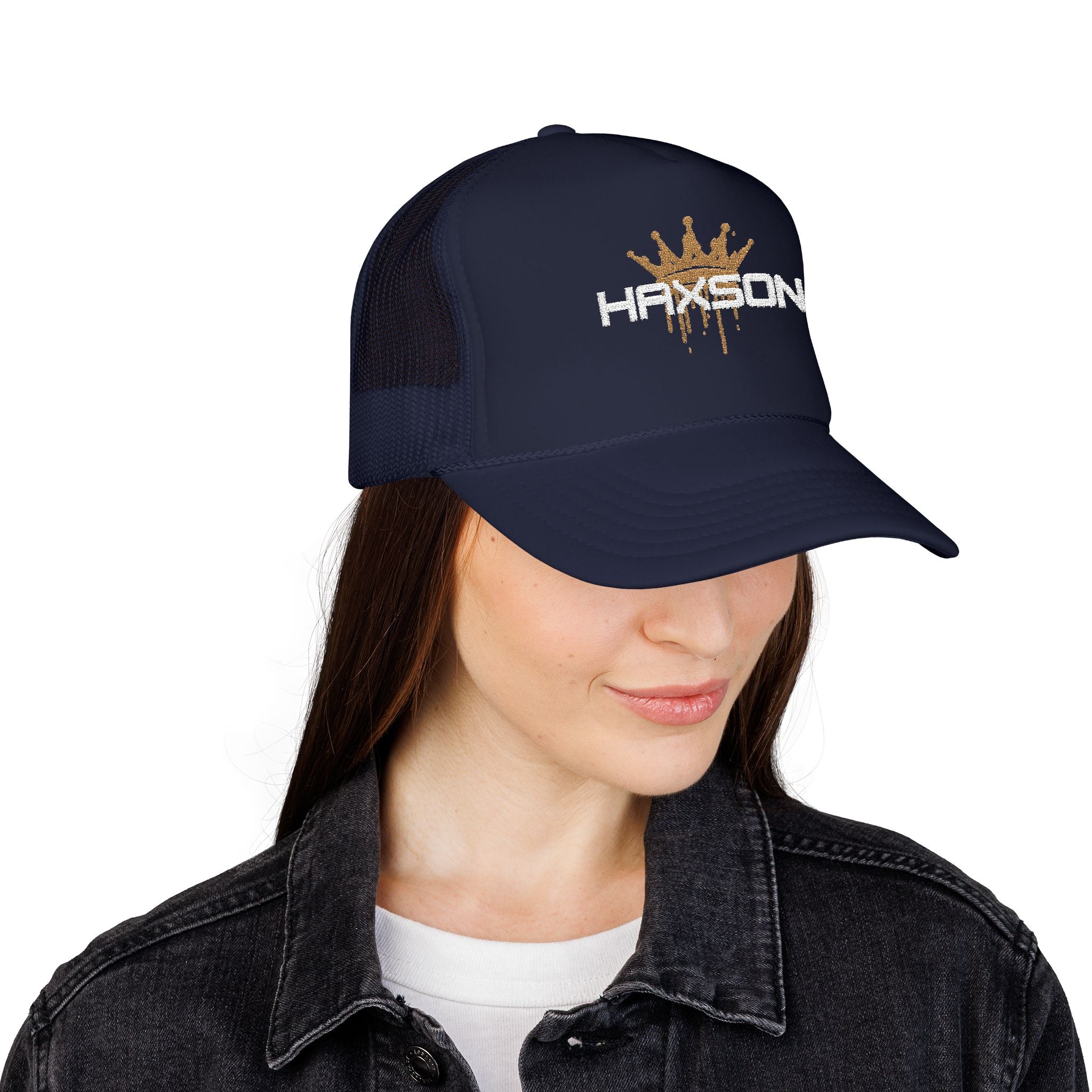 Haxson Crown Trucker Cap - Navy | Drop 01