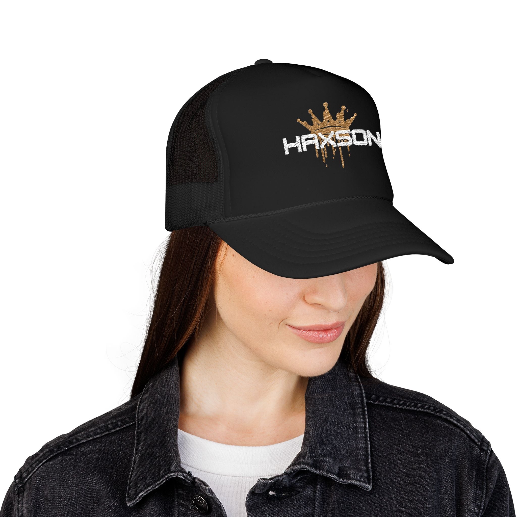 Haxson Crown Trucker Cap - Black | Drop 01