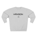 HAXSON Grey Logo Crewneck Sweatshirt – Est. 2026 | Drop 02