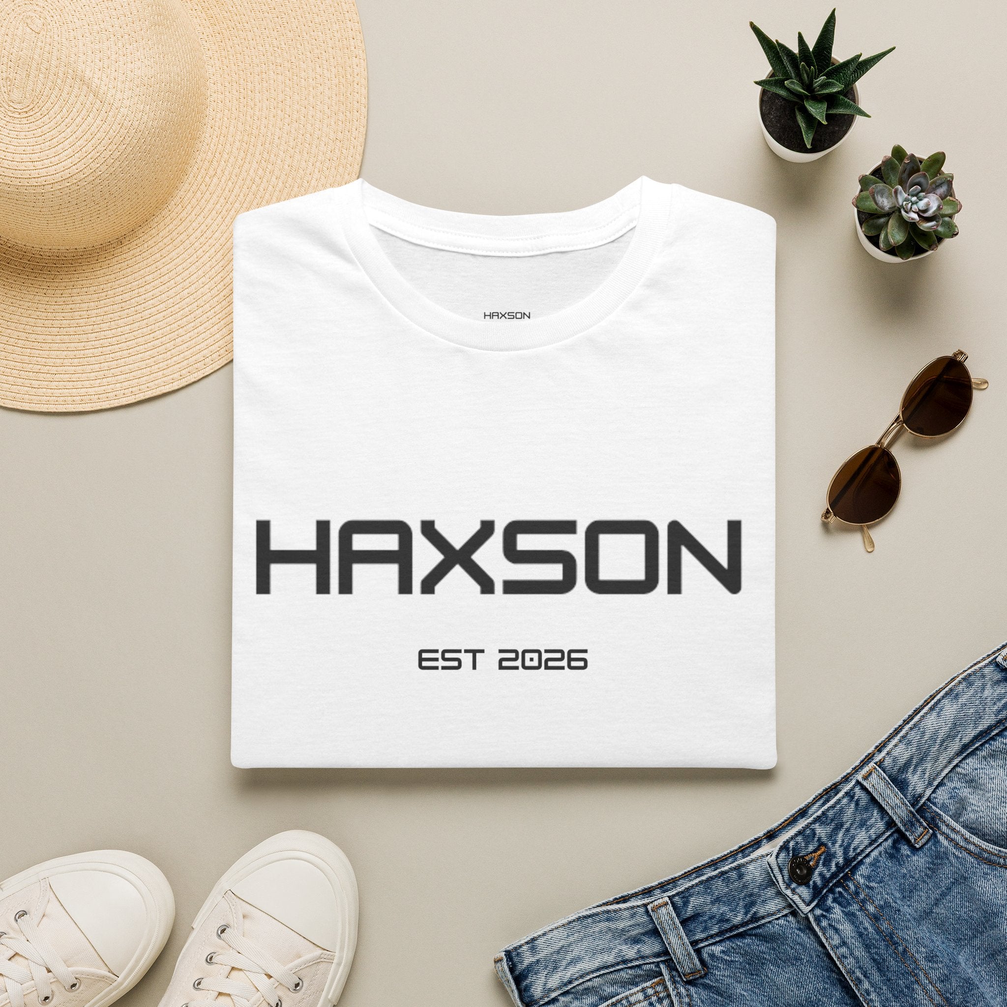 Haxson Founder Tee - White