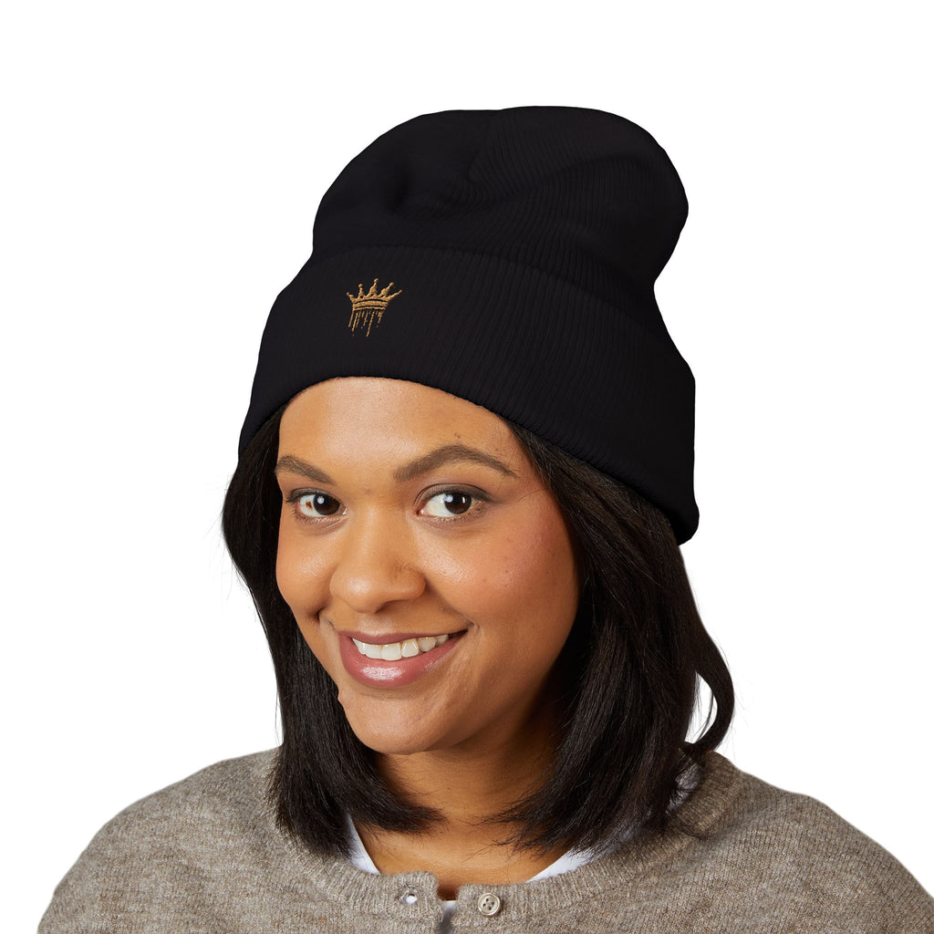HAXSON Crown Beanie Hat – Black