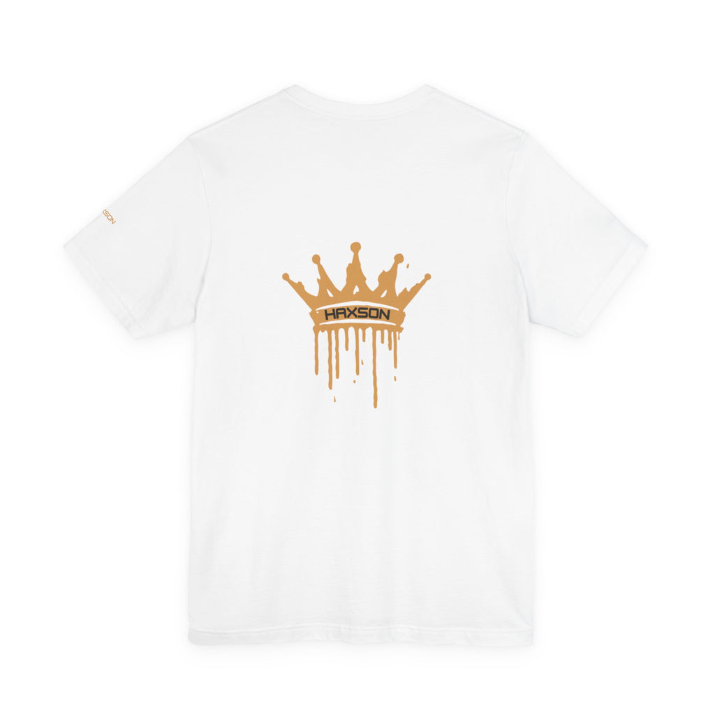 Haxson white t shirt back