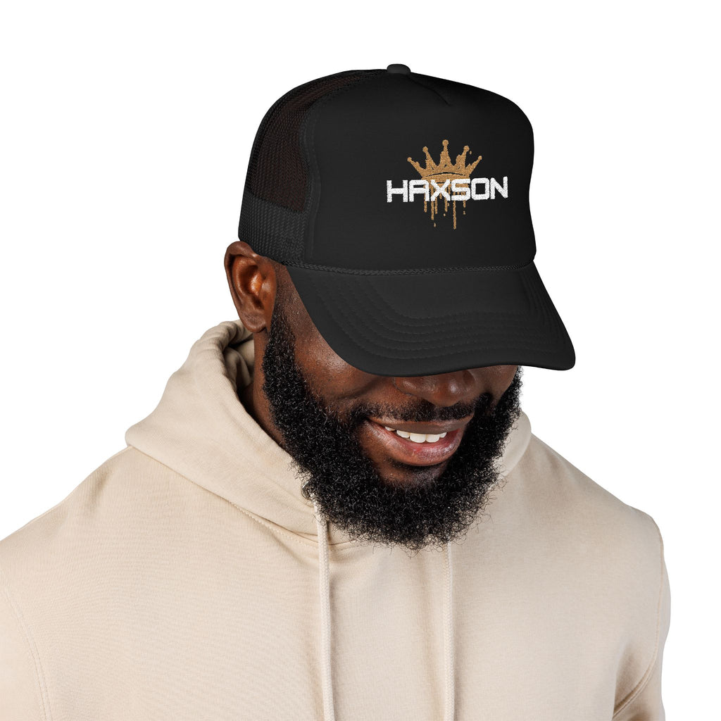Haxson Crown Trucker Cap - Black | Drop 01