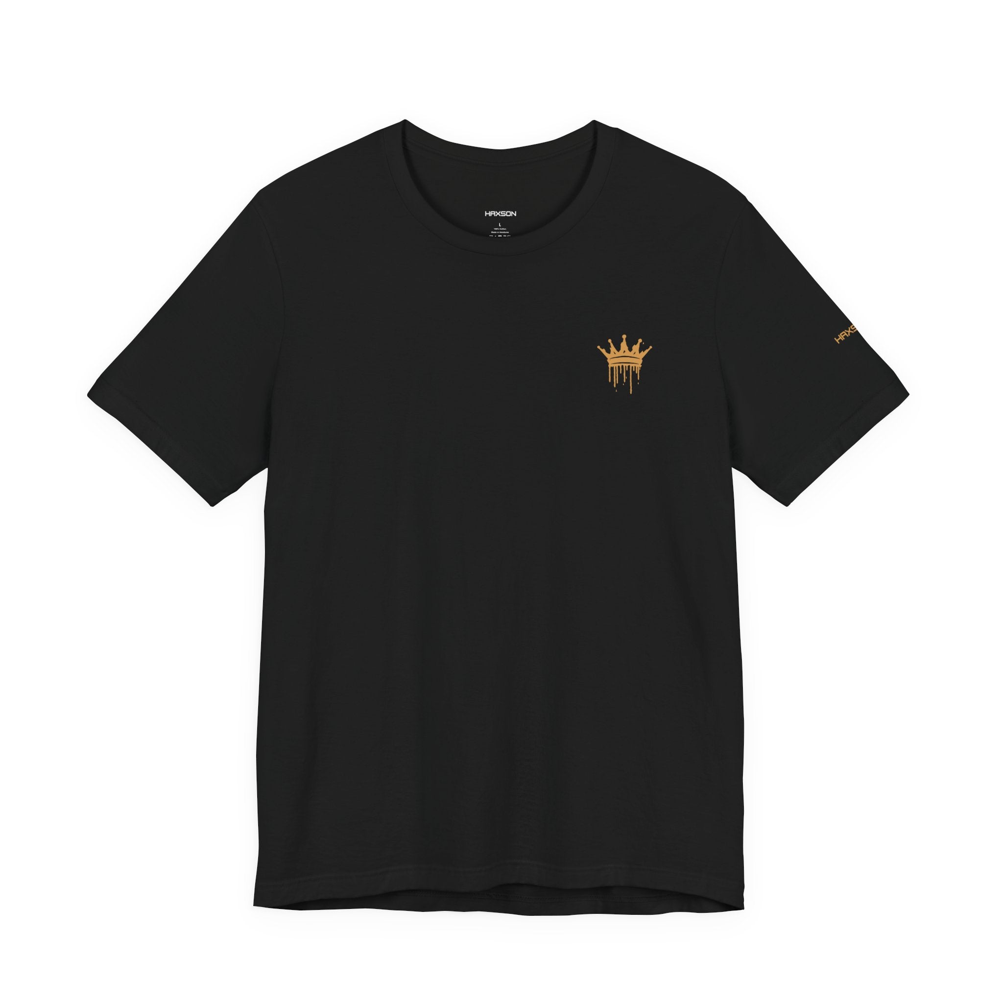 Black Haxson t shirt front