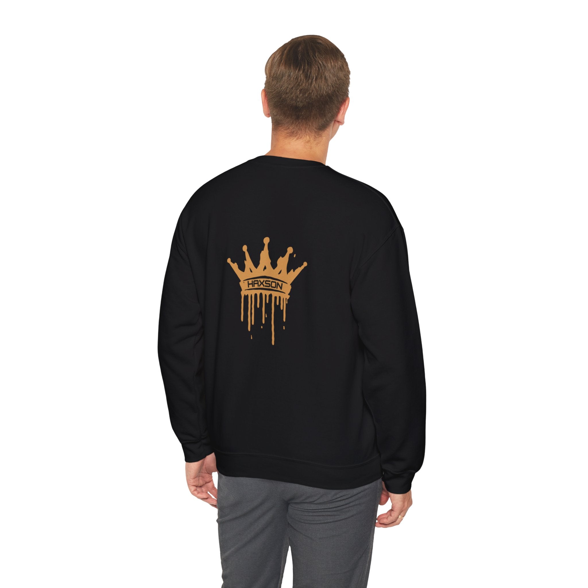 Black Sweatshirt - Haxson Essential Streetwear UK
